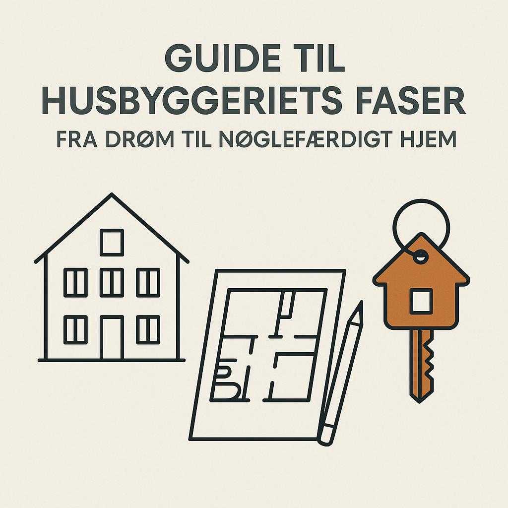Guide til Husbyggeriets Faser – Fra Drøm til Nøglefærdigt Hjem