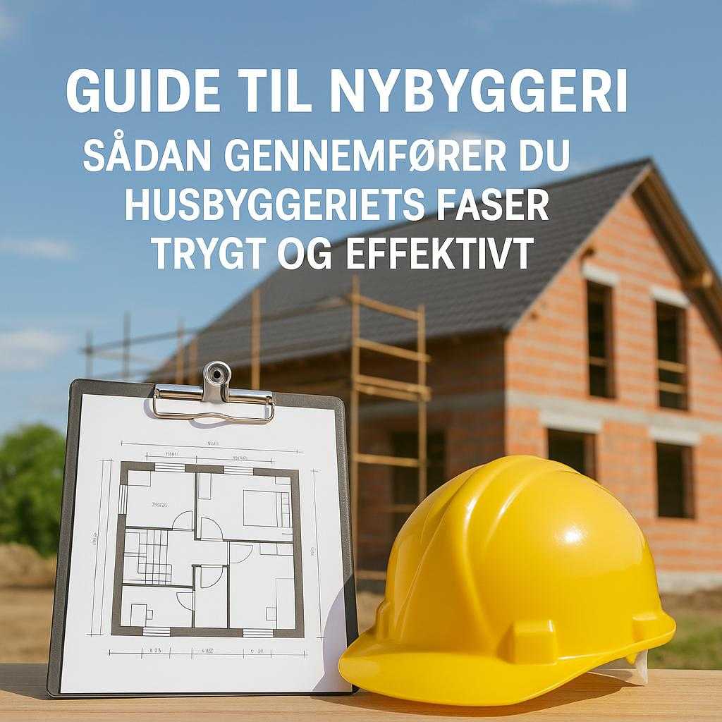 Guide til Nybyggeri: Sådan Gennemfører Du Husbyggeriets Faser Trygt og Effektivt