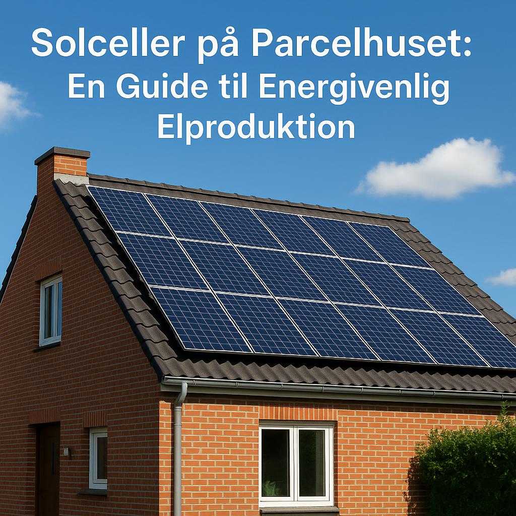 Solceller på Parcelhuset: En Guide til Energivenlig Elproduktion