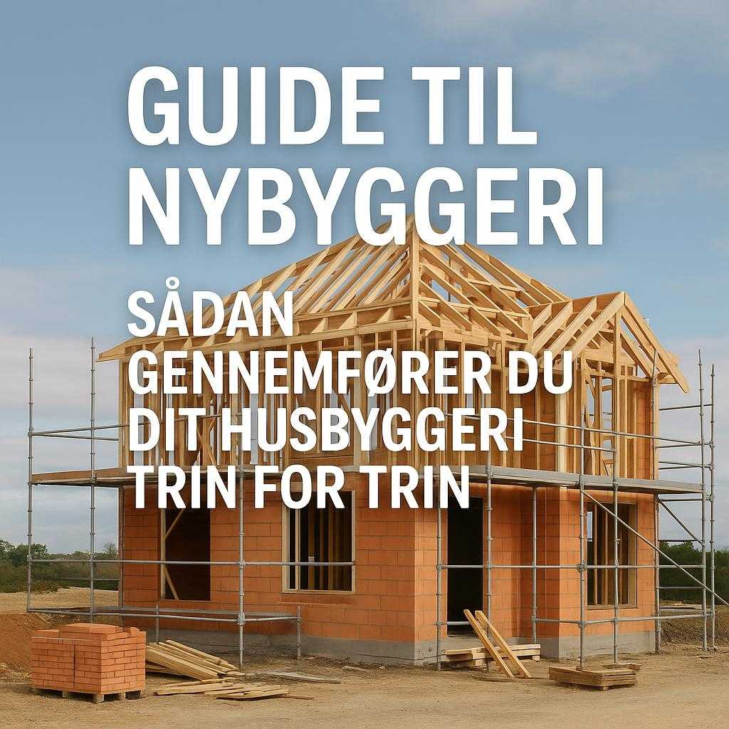 Guide til Nybyggeri: Sådan Gennemfører du Dit Husbyggeri Trin for Trin
